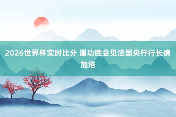 2026世界杯实时比分 潘功胜会见法国央行行长德加洛
