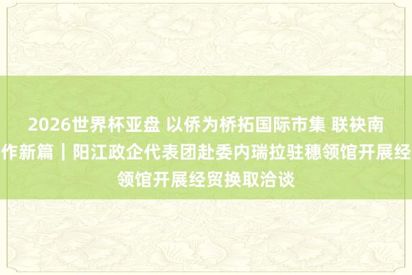 2026世界杯亚盘 以侨为桥拓国际市集 联袂南好意思谋合作新篇|阳江政企代表团赴委内瑞拉驻穗领馆开展经贸换取洽谈